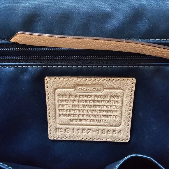 Vintage Y2K Cream Coach Madison Eva Pinnacle Leather Handbag - Picture 8 of 9